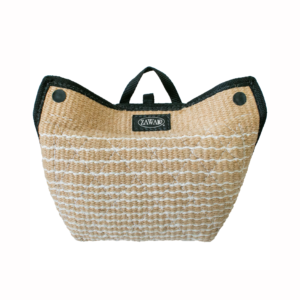 Bite Pillow com 2 Seguradores - Tecido de Juta